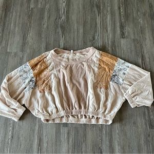 Free People Movement Women's Large Cropped Sweater